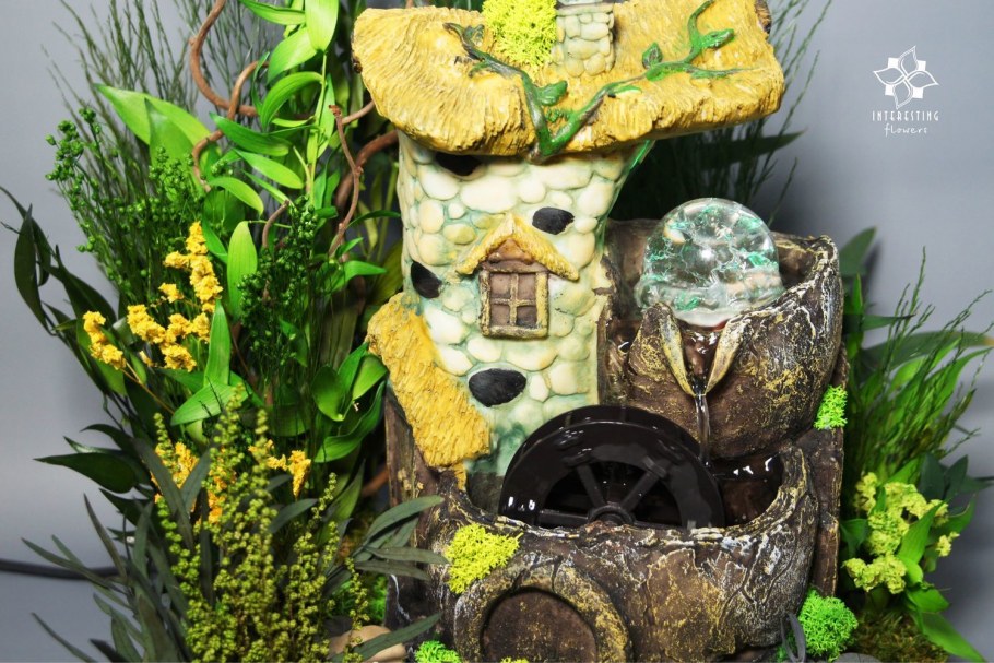 Электрический фонтан настольный