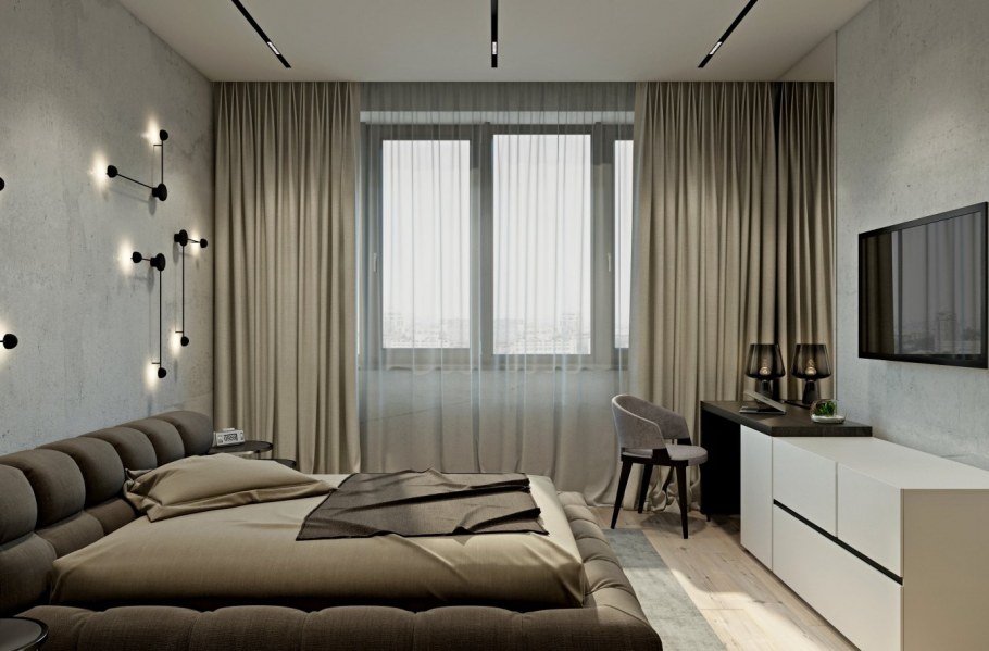 Гардины в стиле Минимализм