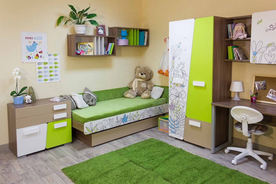 Коллекция детской мебели Slash Флора