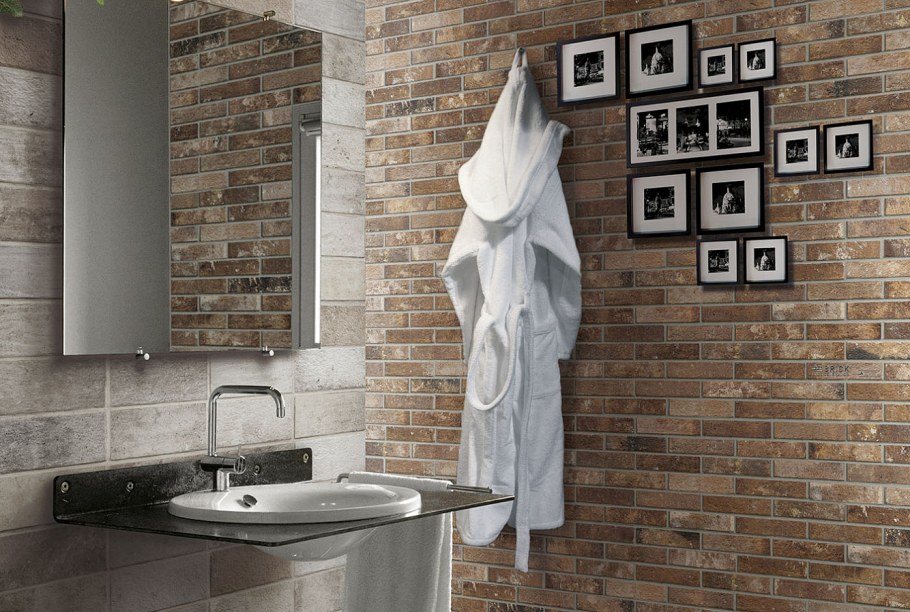 Плитка Лондон БРИК мультиколор