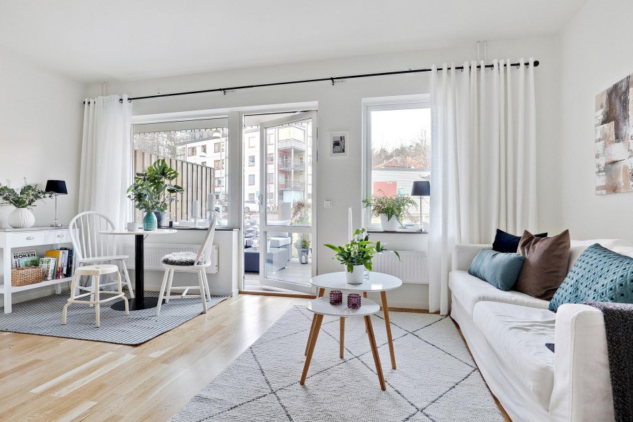 Молдинги в скандинавском интерьере