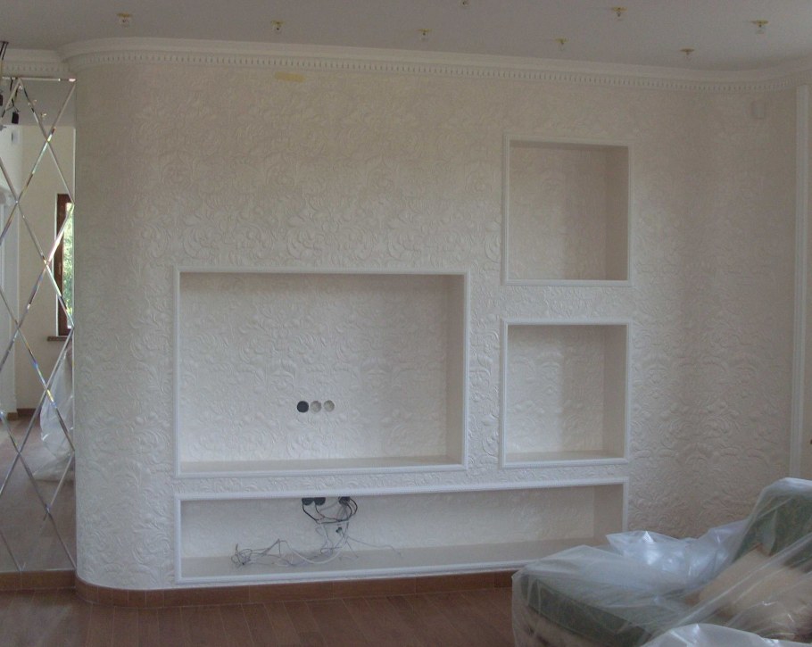 Подсветка стены с телевизором