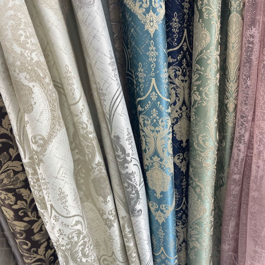 Жаккардовые шторы Райский сад