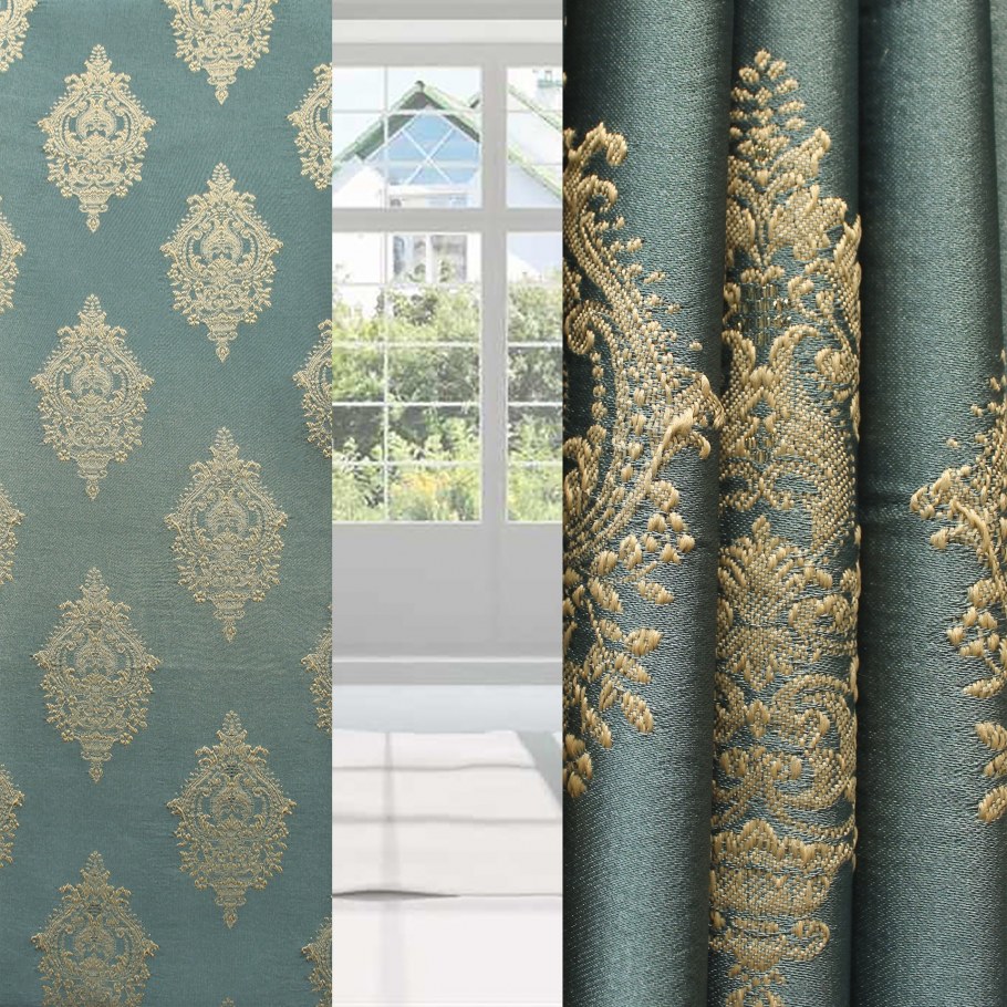 Жаккард Classic 280 Hilsa зеленый 310 см