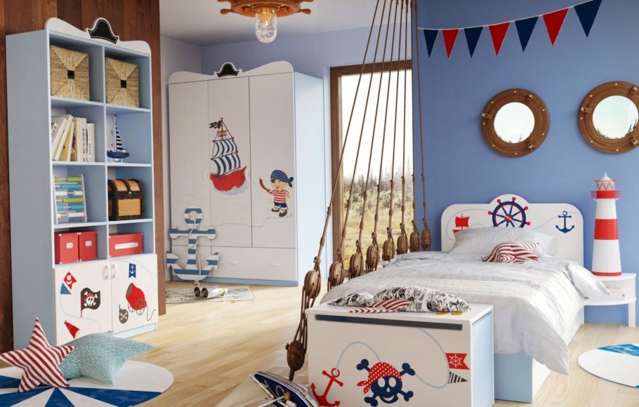 Детская в морском стиле