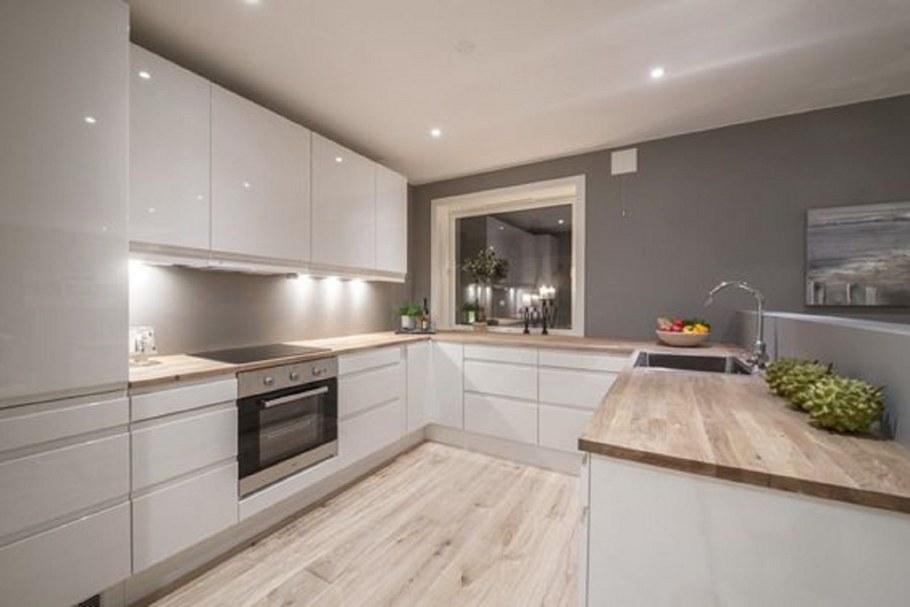 Кухня угловая Неоклассика беж