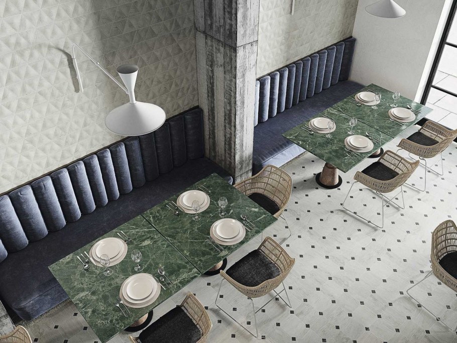 Ape Verona Octagon White 20x20