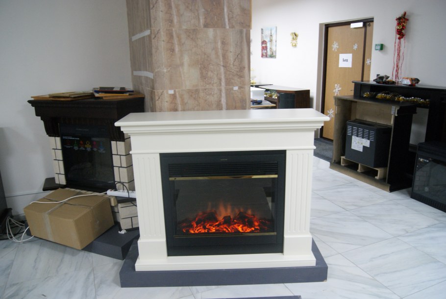 Гостиная с камином