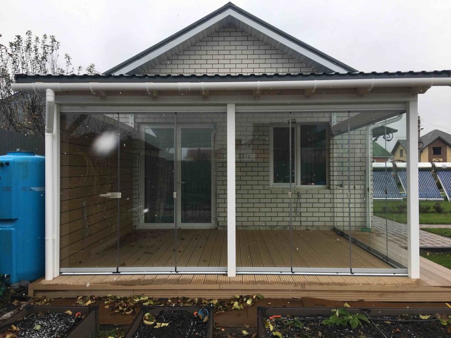 Пристройка из кирпича