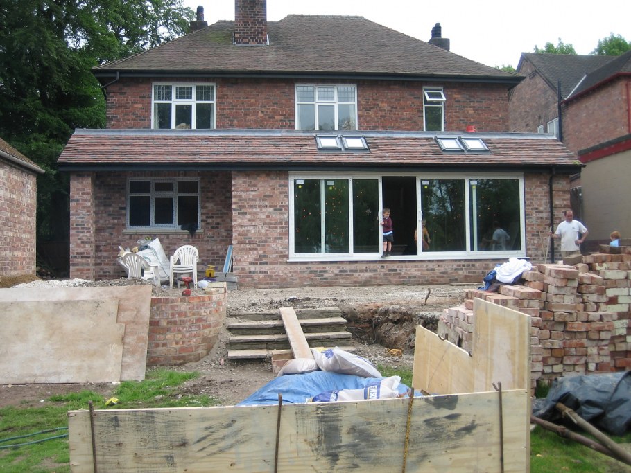 Пристрой к дому каркасный