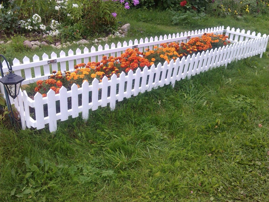 Декоративный заборчик для клумб