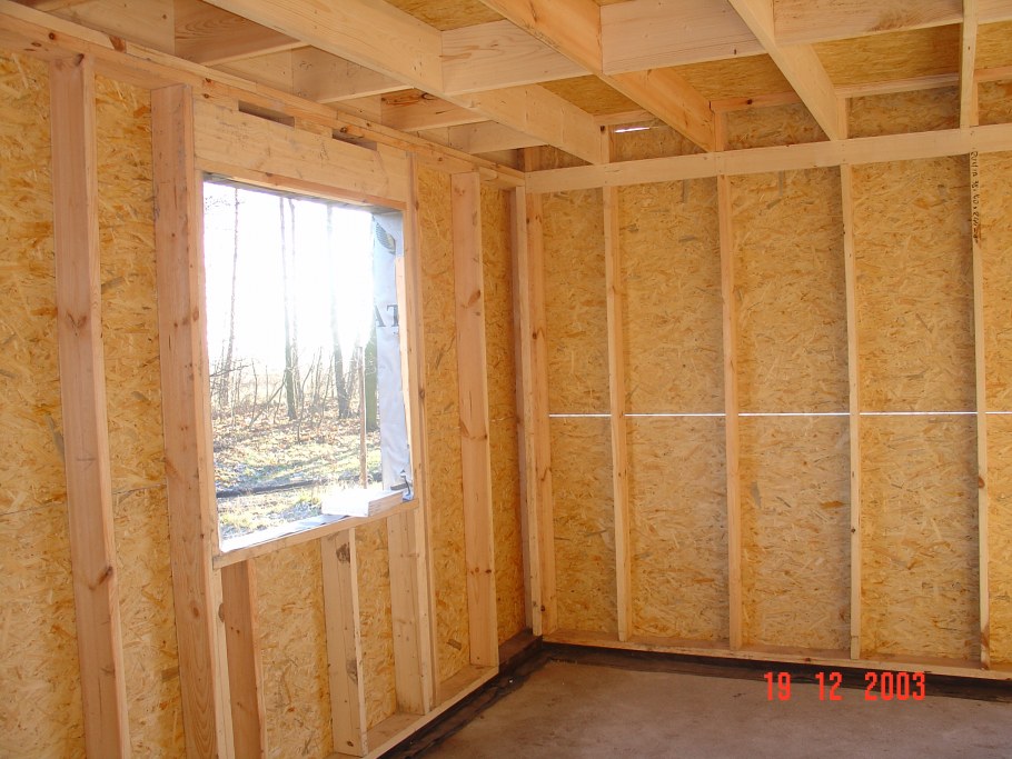 OSB 9мм обшиваем