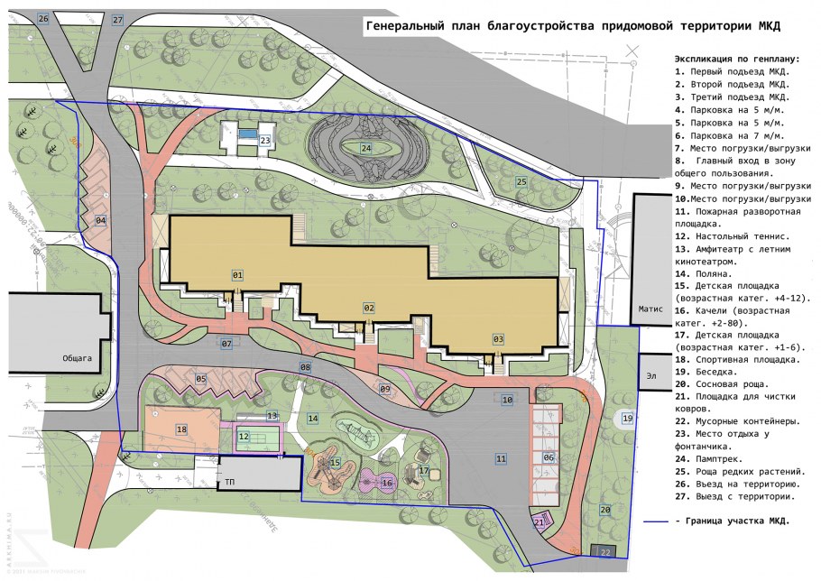 План благоустройства территории многоквартирного дома