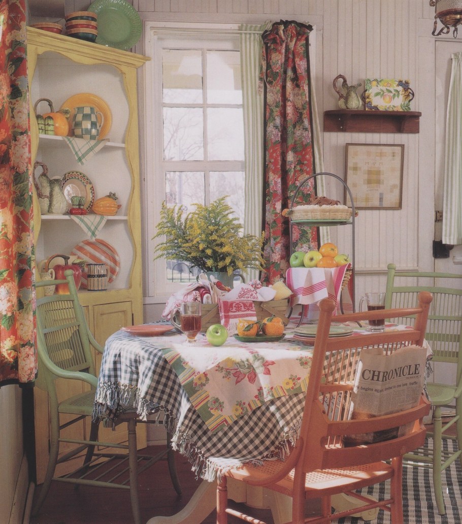 Вышивка в деревенском стиле