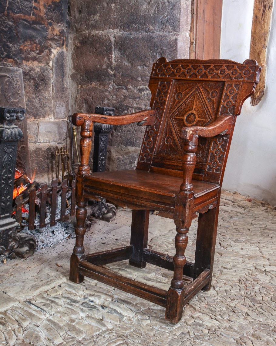 Антикварный Готика стул 15 век