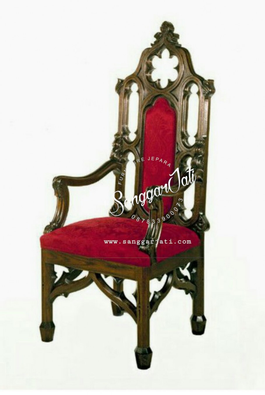 Кресло 19 века Готика