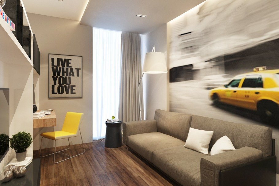 Интерьер комнаты для молодого человека 12 кв.м