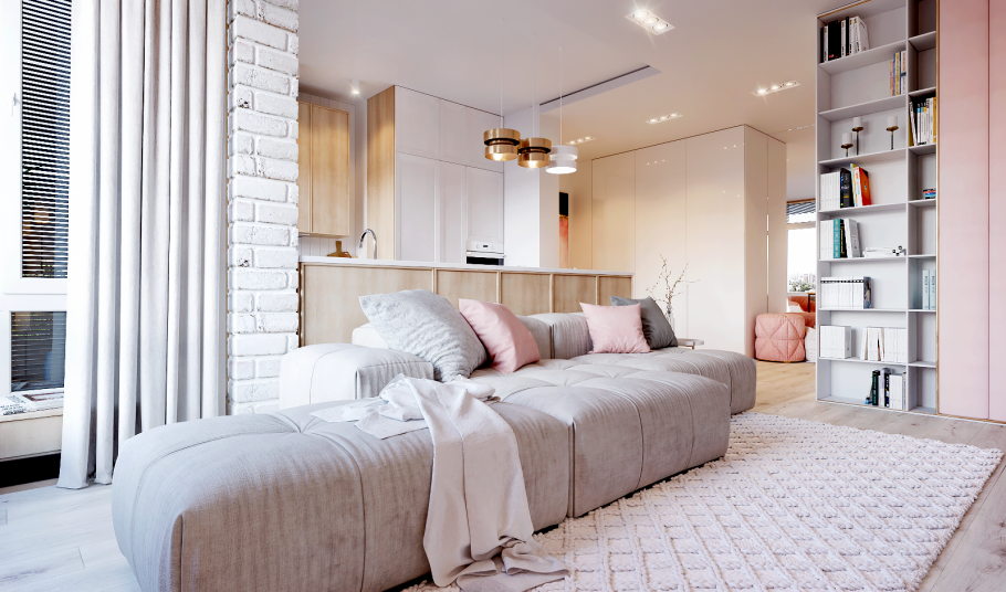 Интерьер комнаты 12 кв.м гостиная