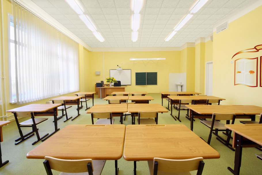 Коридор школы