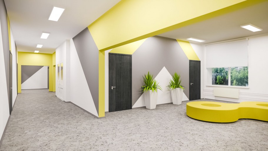 Стены в школе