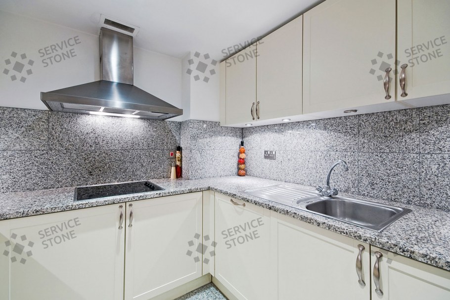 Фартук к серой столешнице