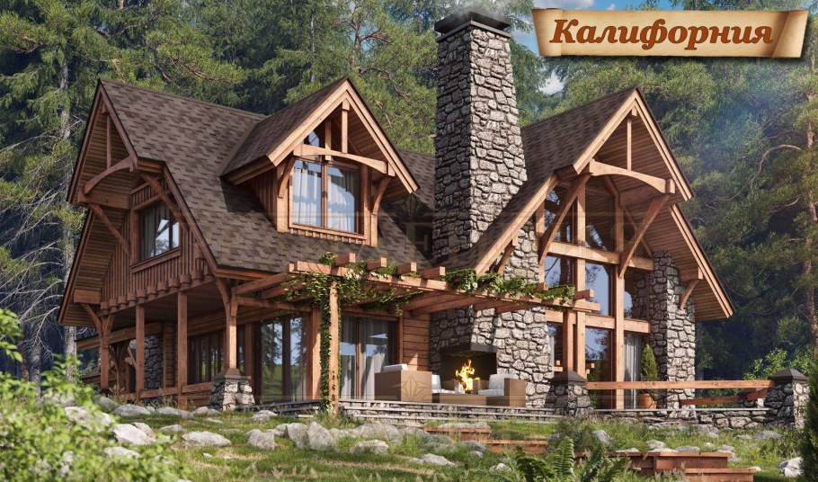 Коттедж в канадском стиле