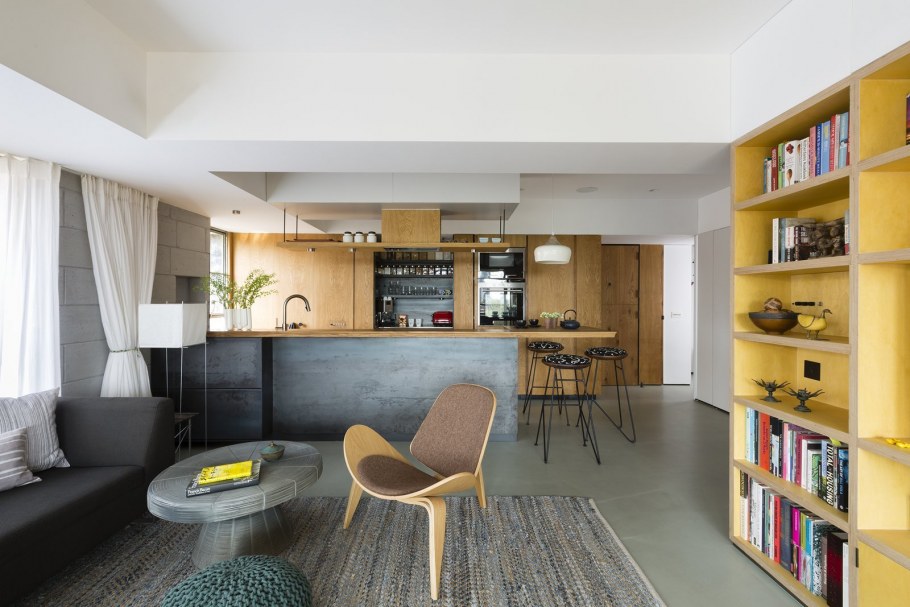 Кухня - гостиная в стиле функционализм