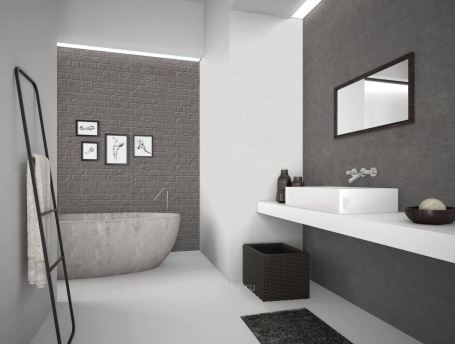 Плитка microcemento Blanco