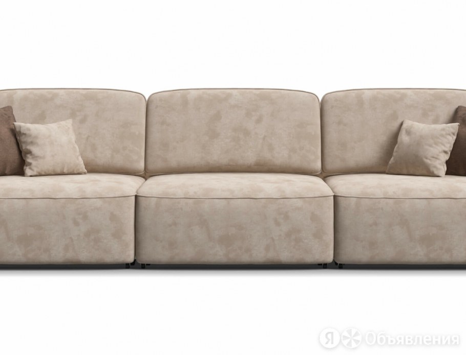 Диван King Max 350х115 СП. Место 300х155 механизм: еврокнижка шенилл IQ бежевый