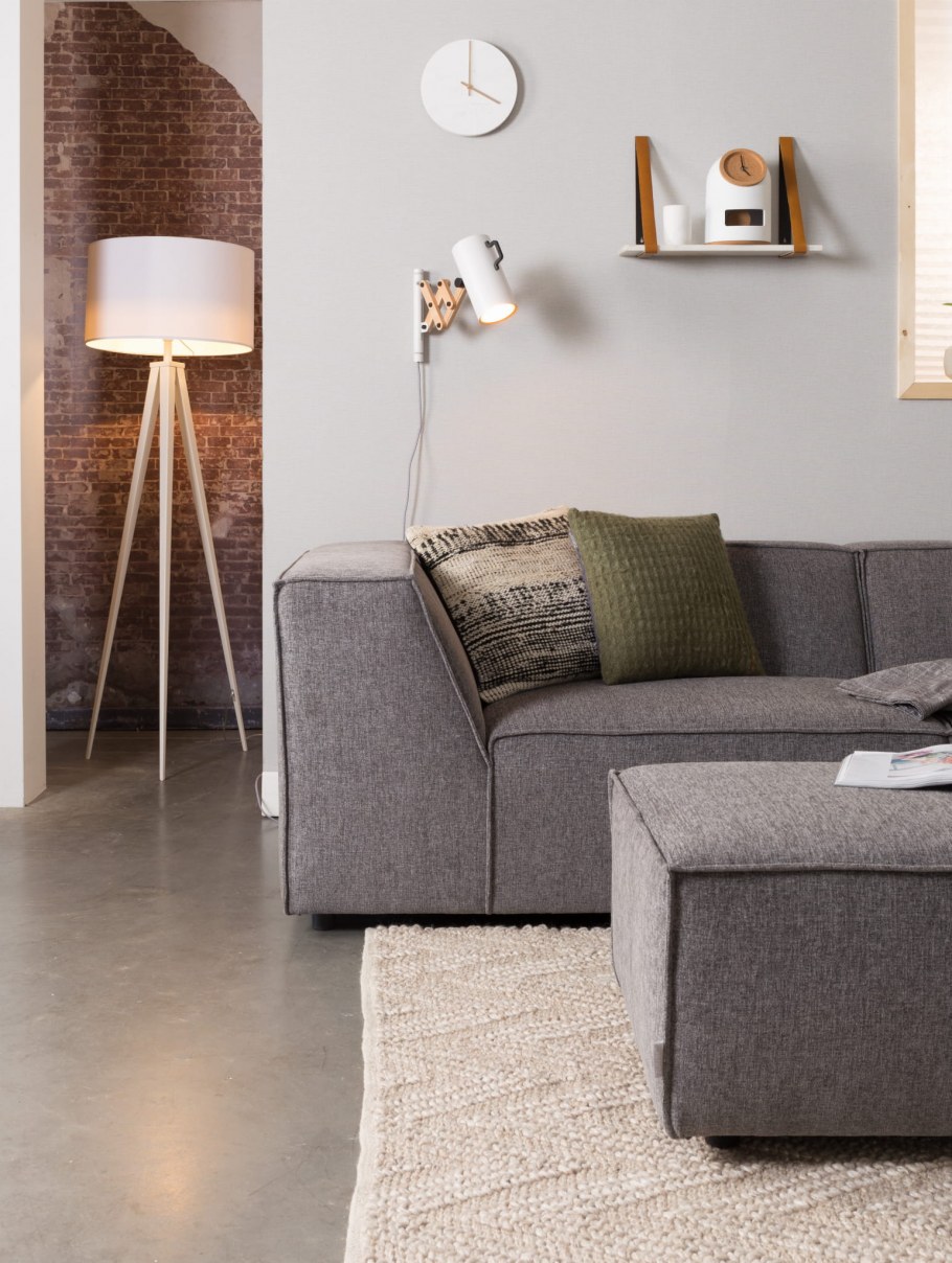 Диван King шенилл IQ серый