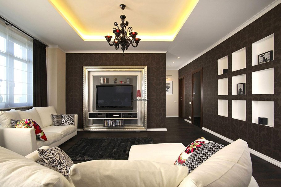 Планировка гостиной с перегородкой 20кв м