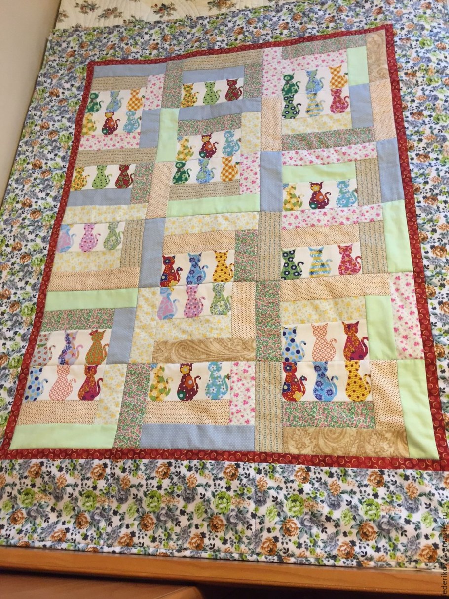 Плед пэчворк вельтсоф