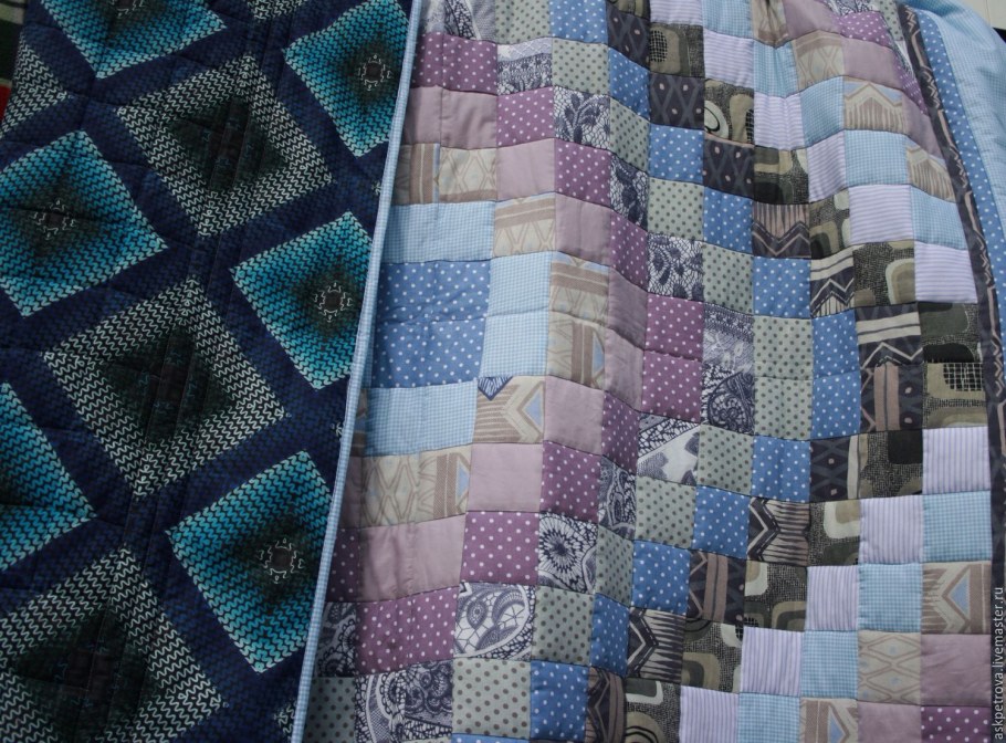 Лоскутное одеяло из квадратов