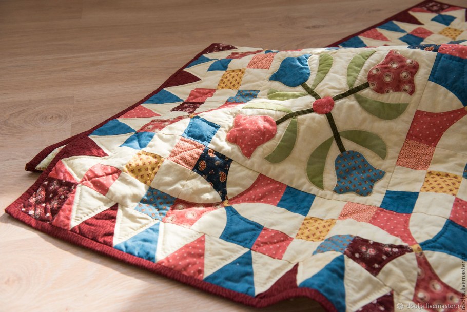 Лоскутные покрывала ручной работы