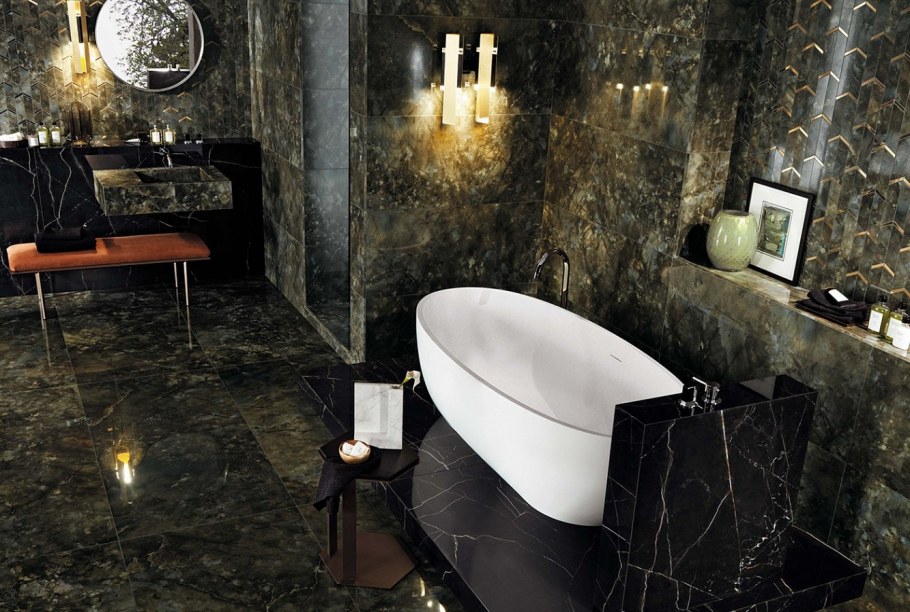 Керамогранит Atlas Concorde Marvel Dream Black Atlantis Lapp