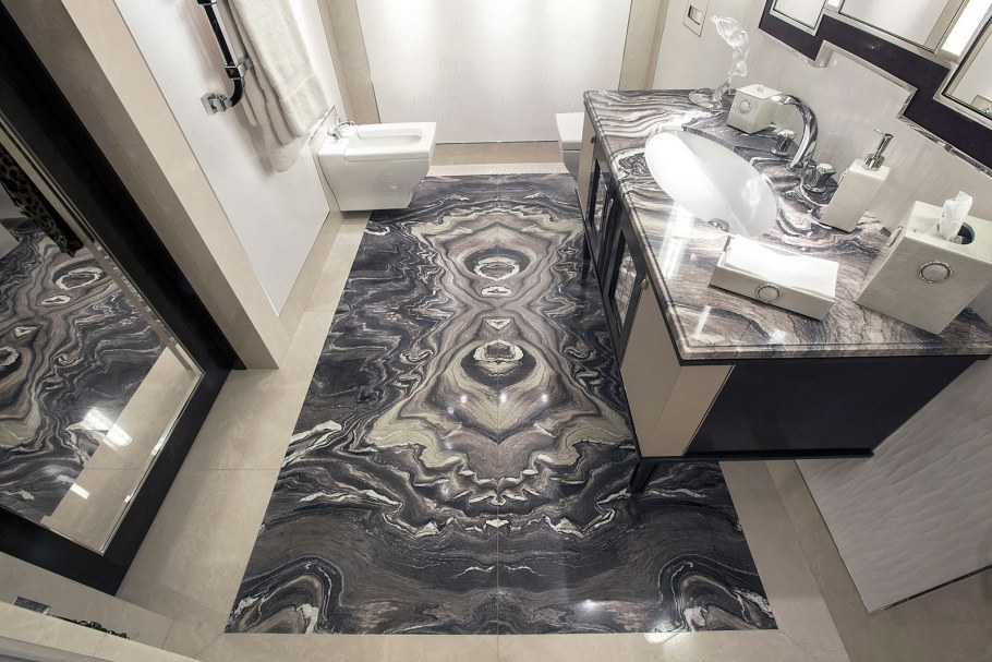 Керамогранит Парнас светлый лаппатированный обрезной 80х80 sg842302r