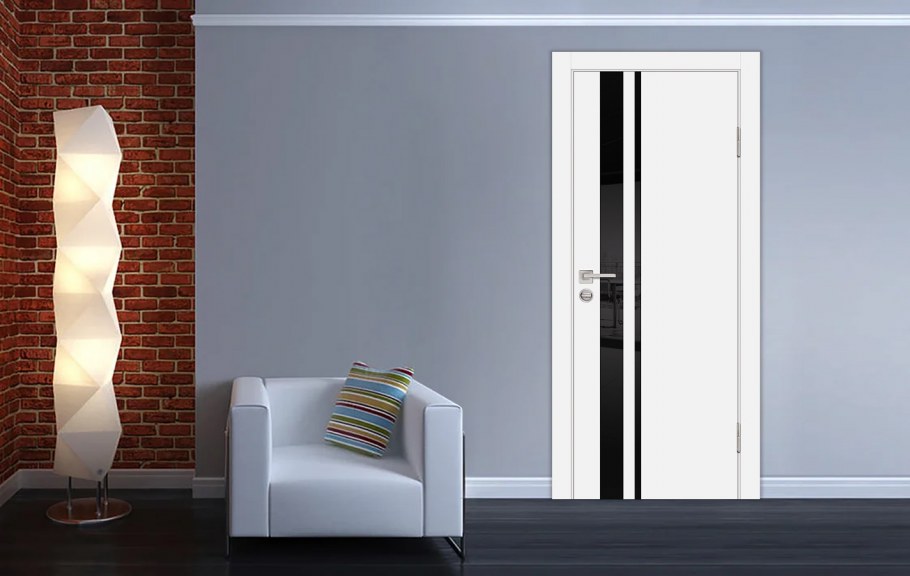 Дверь 7.5 Гарда муар царга лиственница мокко