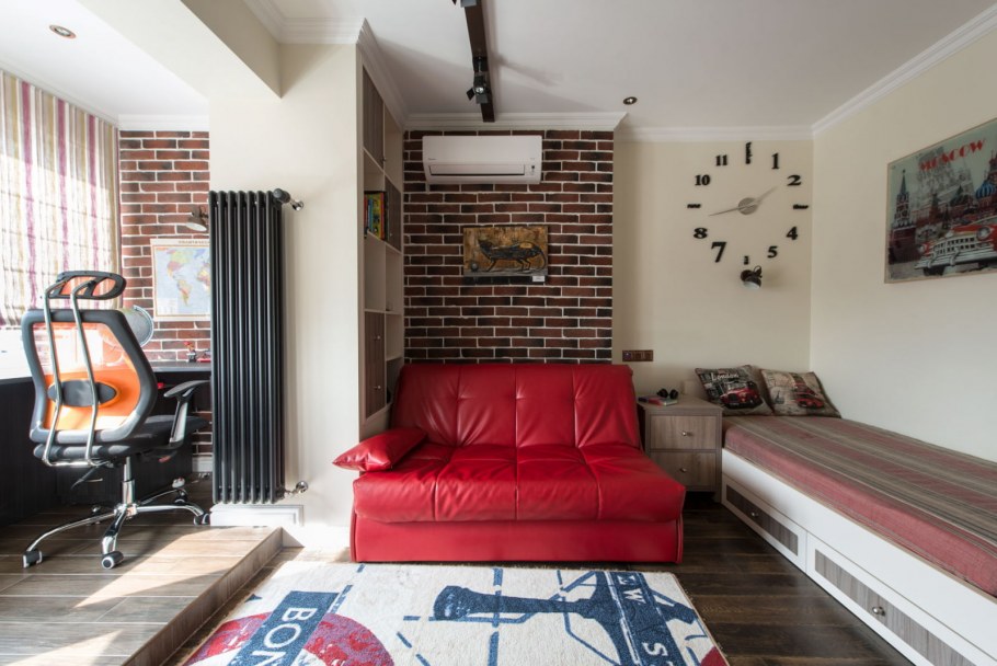 Зал интерьер Лондонский стиль