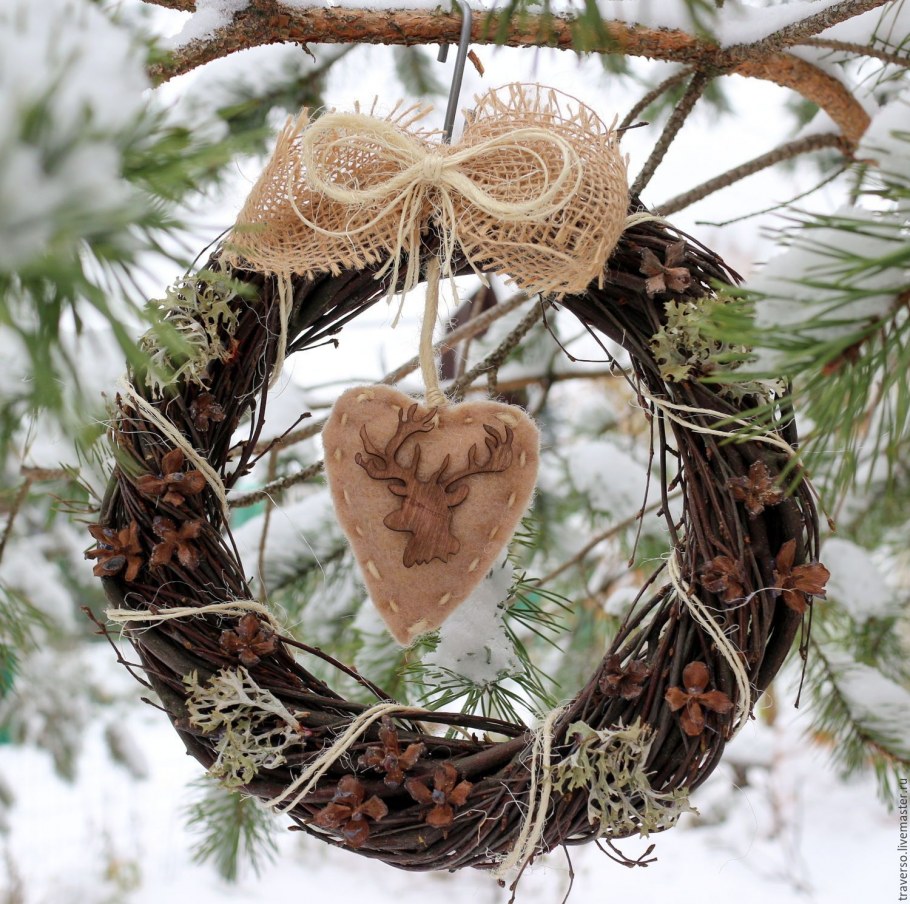 Украшения в эко стиле