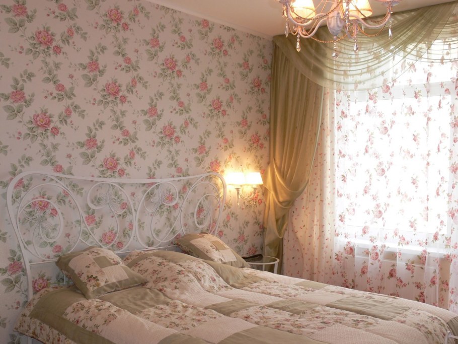 Обои для спальни реальные квартиры