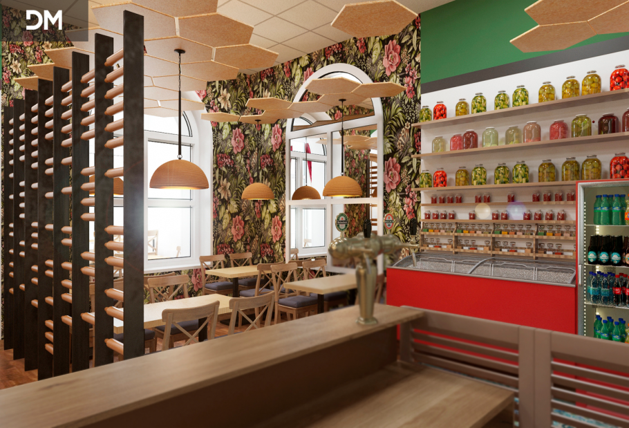 Интерьер пельменной