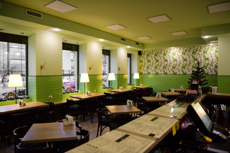 Современная пельменная интерьер