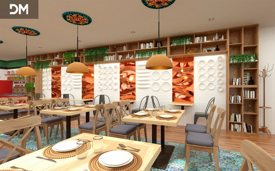 Интерьер пельменной