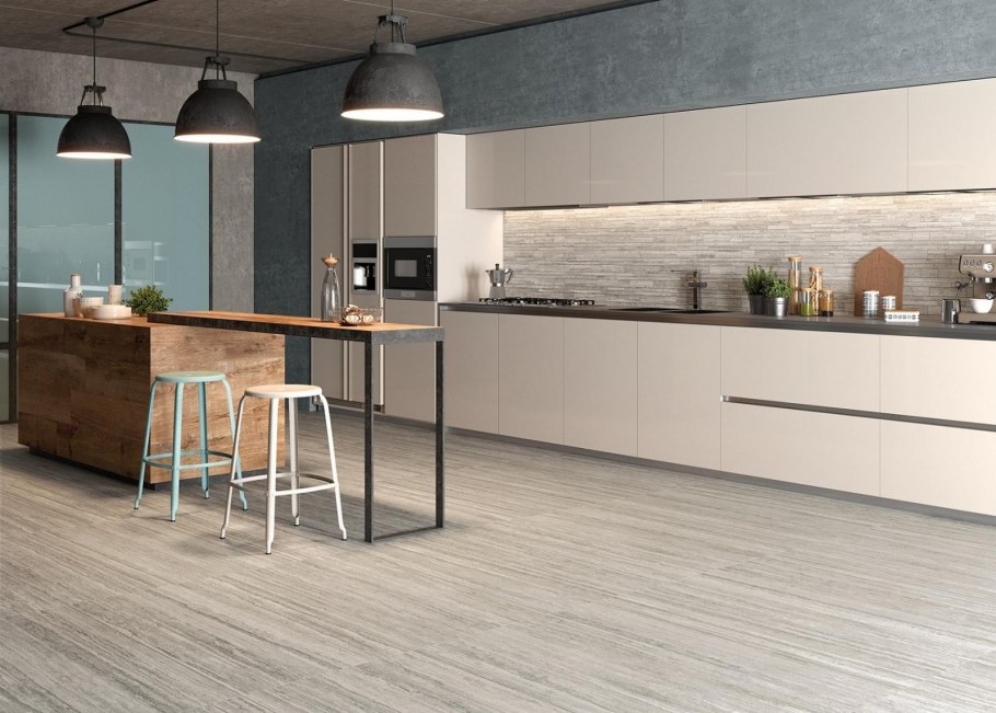 Керамогранит cisa Italian icon Cross Cut Grey Nat 60x120 матовый