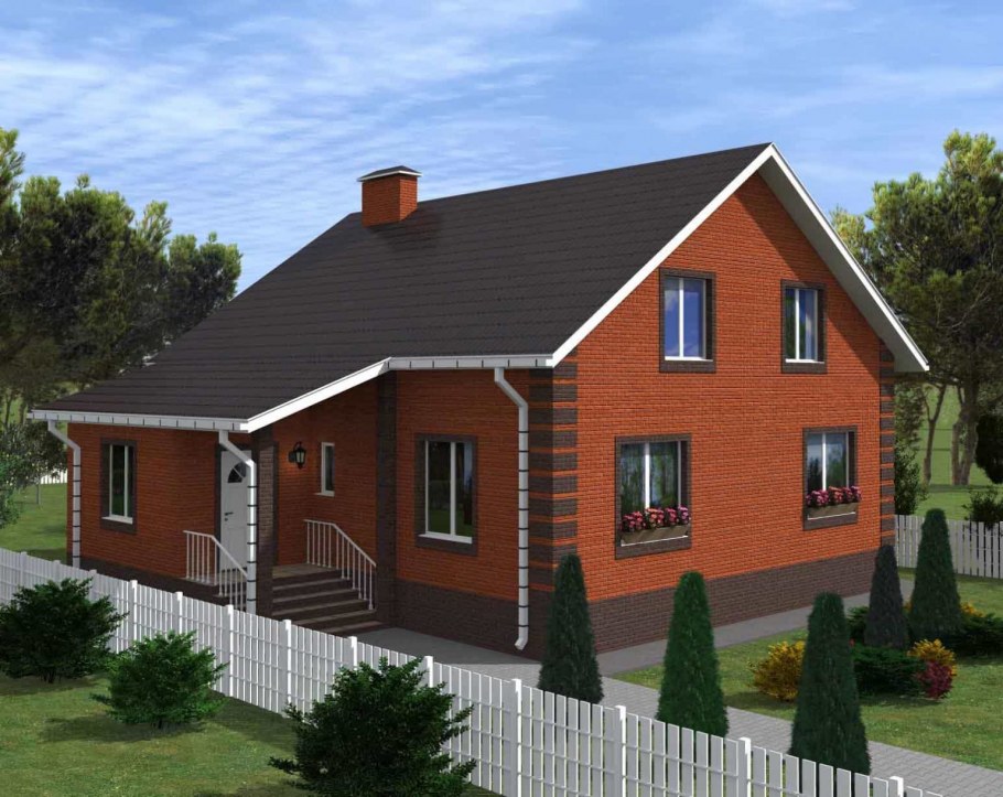 Проекты кирпичных домов