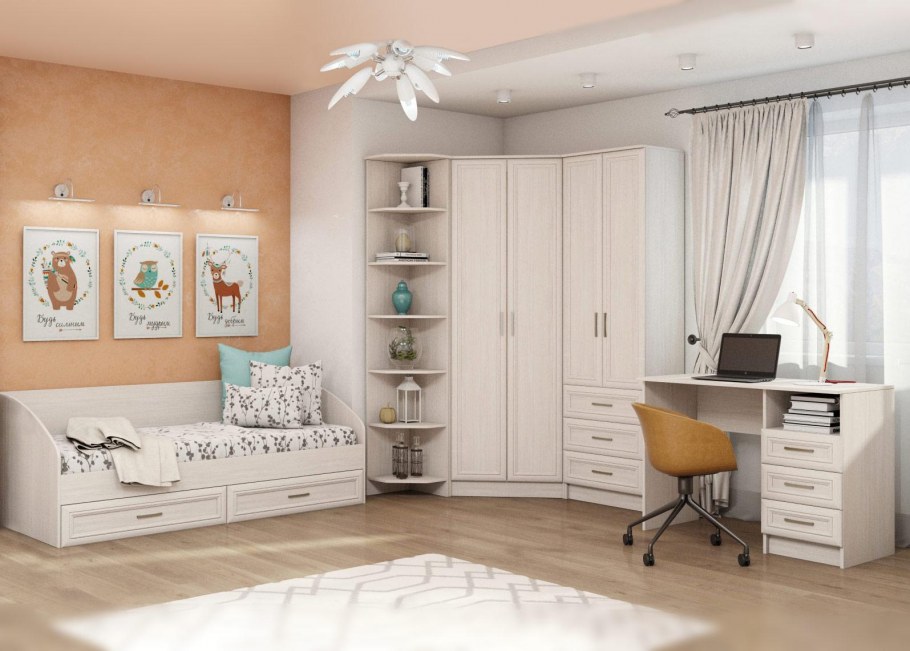 Дизайнерская детская для девочки