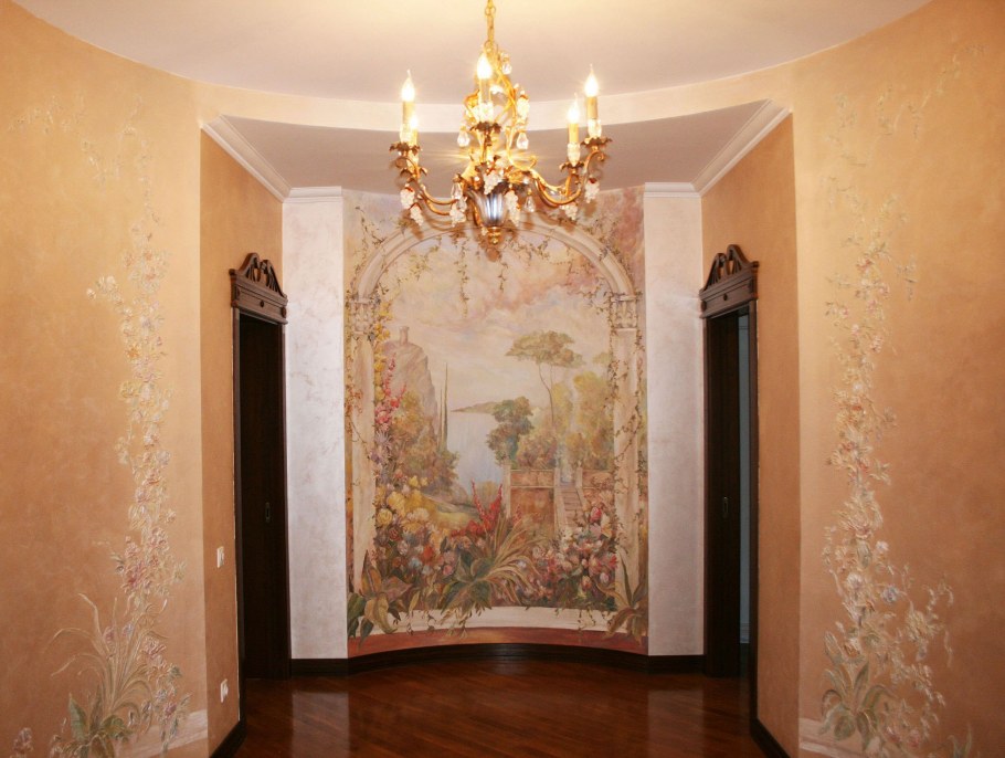 Жидкая штукатурка для стен коридор