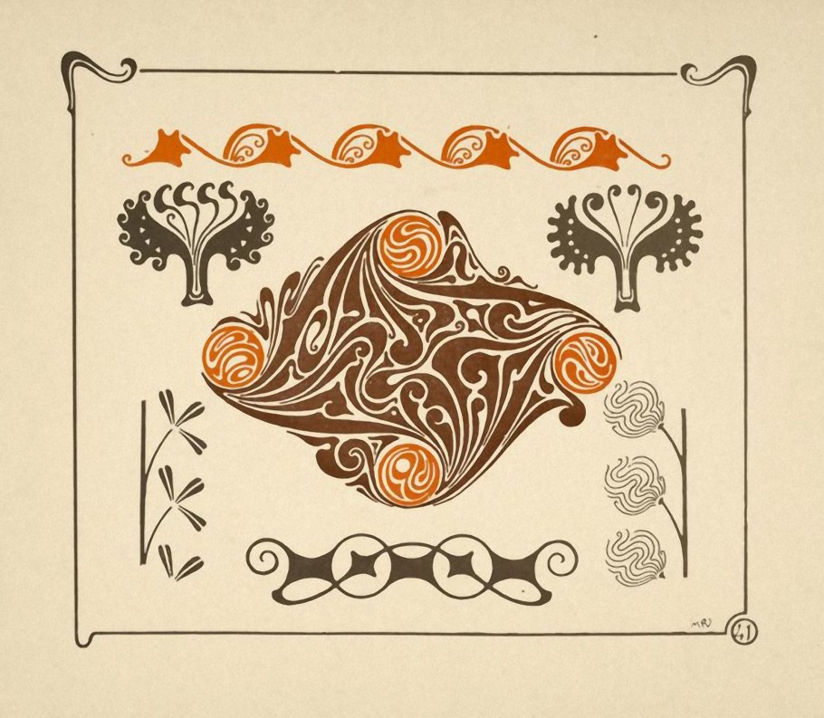 Лестницы в стиле Модерн ар нуво