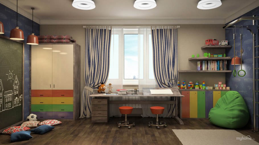 Детская для мальчиков в домах серии 44