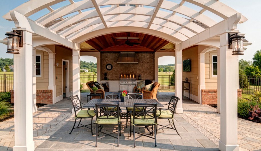 Декинг в ландшафте